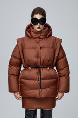 PUFFER VEST BRONZE