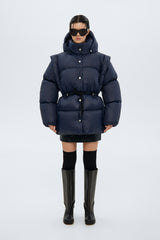 NAVY BLUE PUFFER VEST