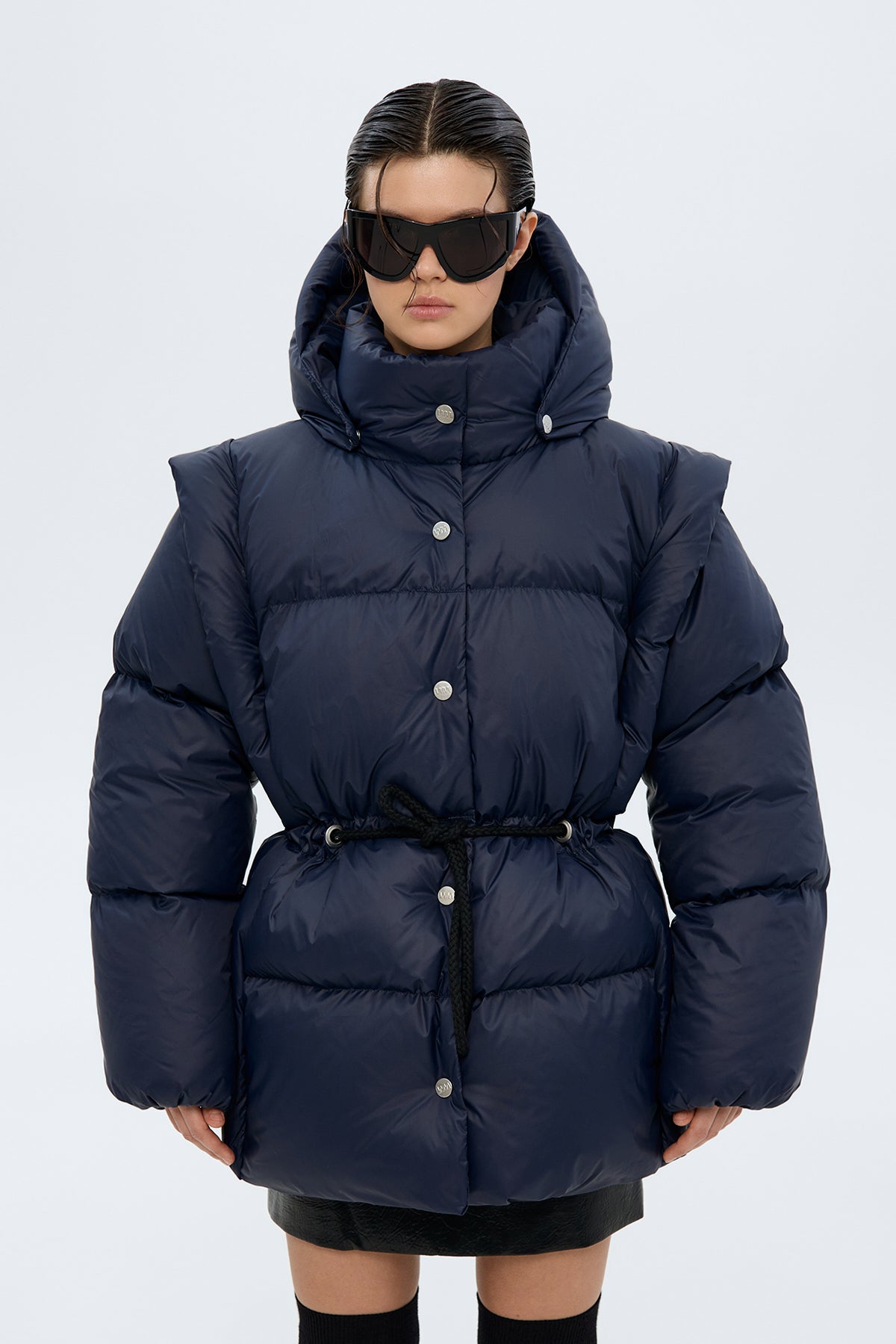 NAVY BLUE PUFFER VEST