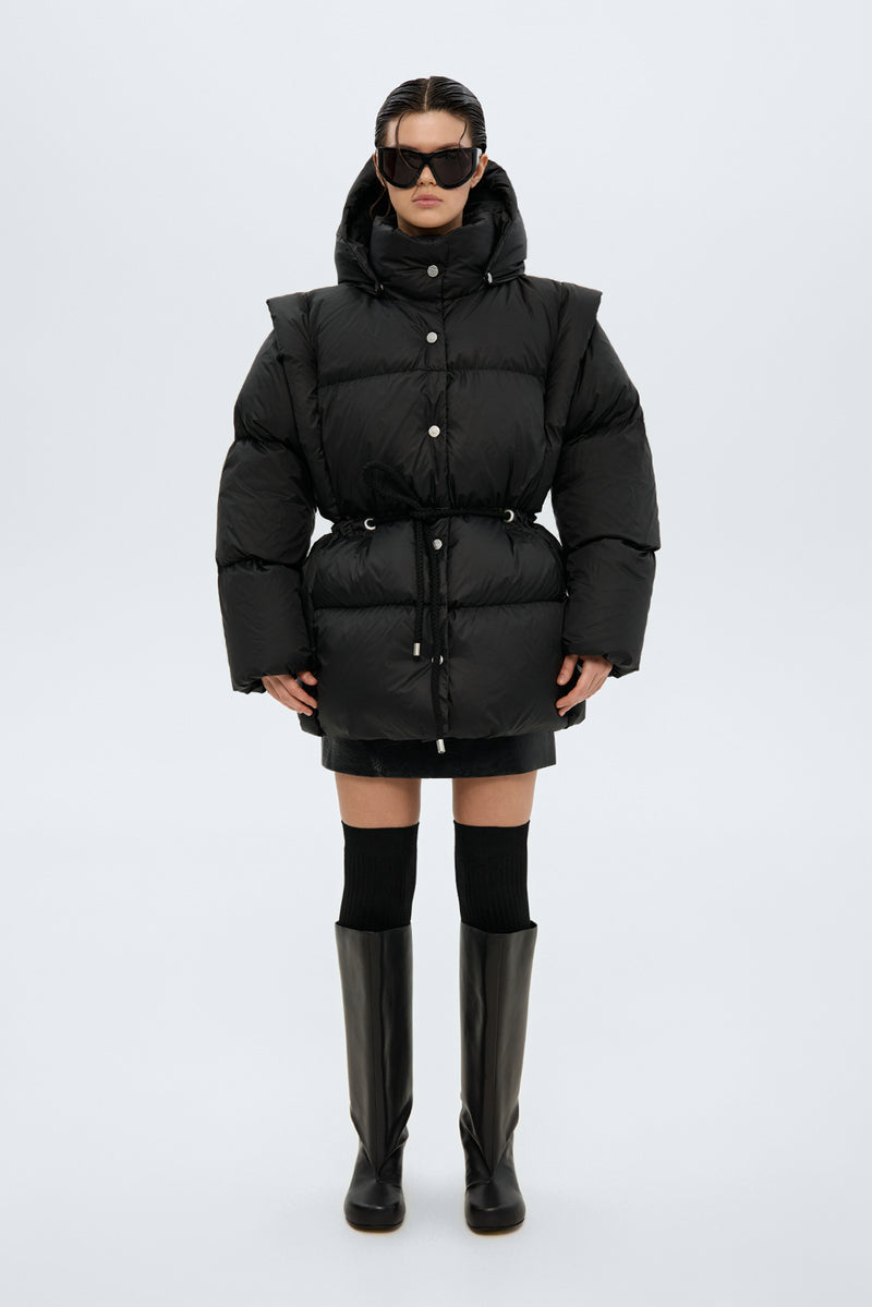 BLACK PUFFER VEST