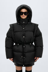 BLACK PUFFER VEST