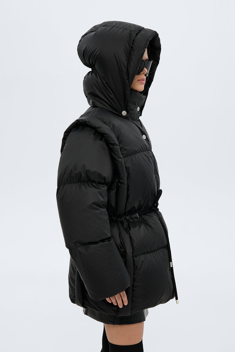 BLACK PUFFER VEST