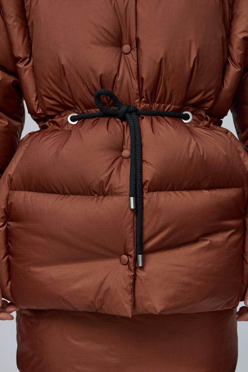 PUFFER VEST BRONZE
