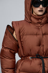 PUFFER VEST BRONZE