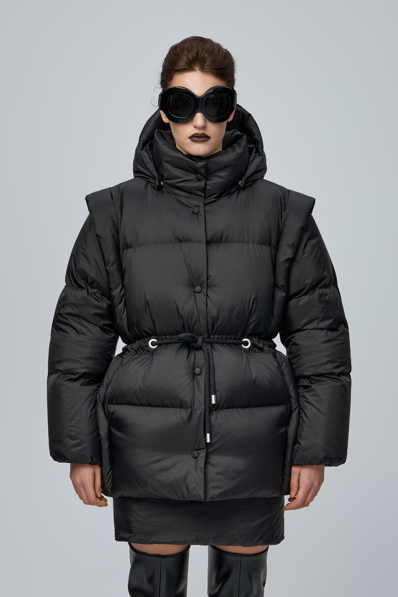 PUFFER VEST BLACK