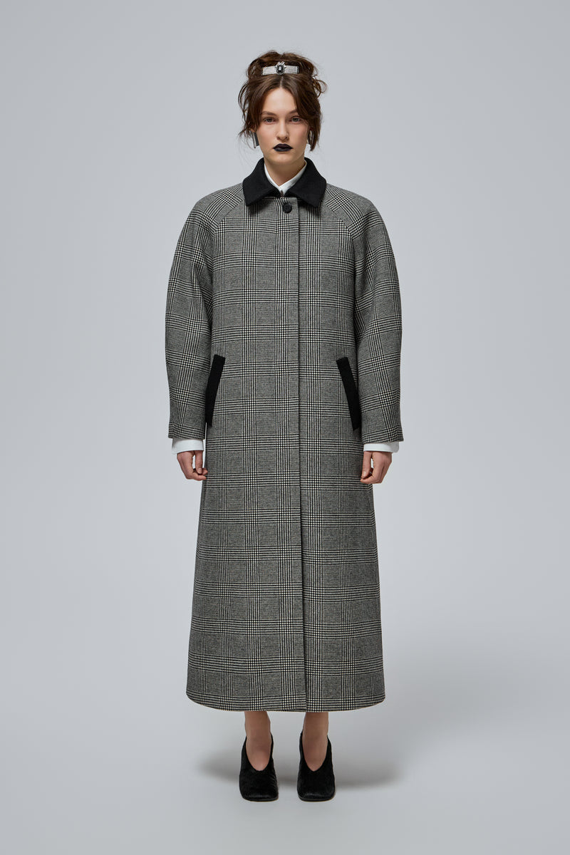 ELIZABETH CHECKED COAT