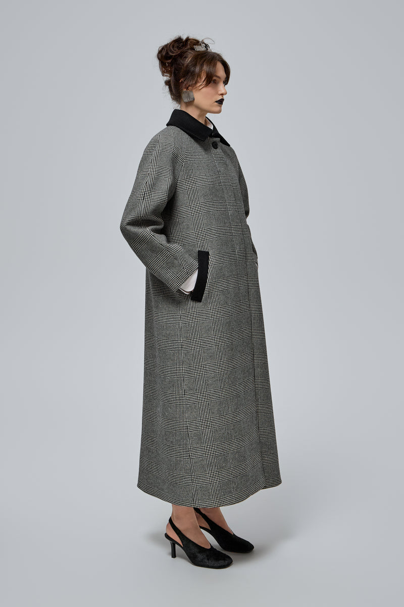 ELIZABETH CHECKED COAT