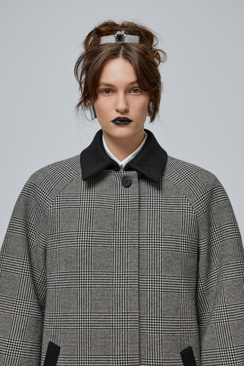 ELIZABETH CHECKED COAT