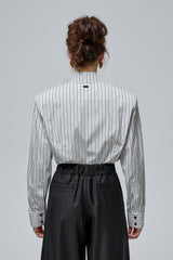 WHITE SHIRT WITH STRIPES