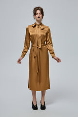 AURA DRESS IN GOLDEN